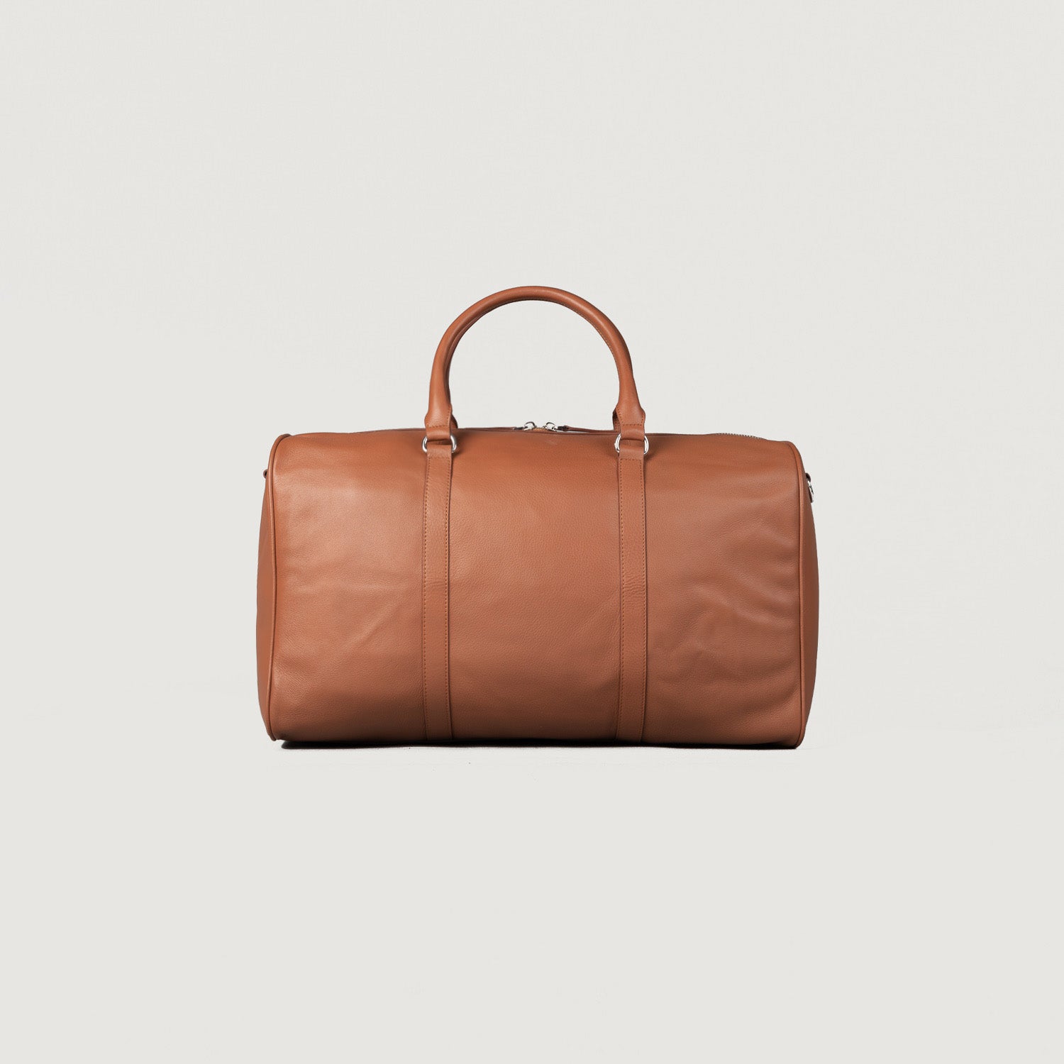 Brown Leather Traveling Bag