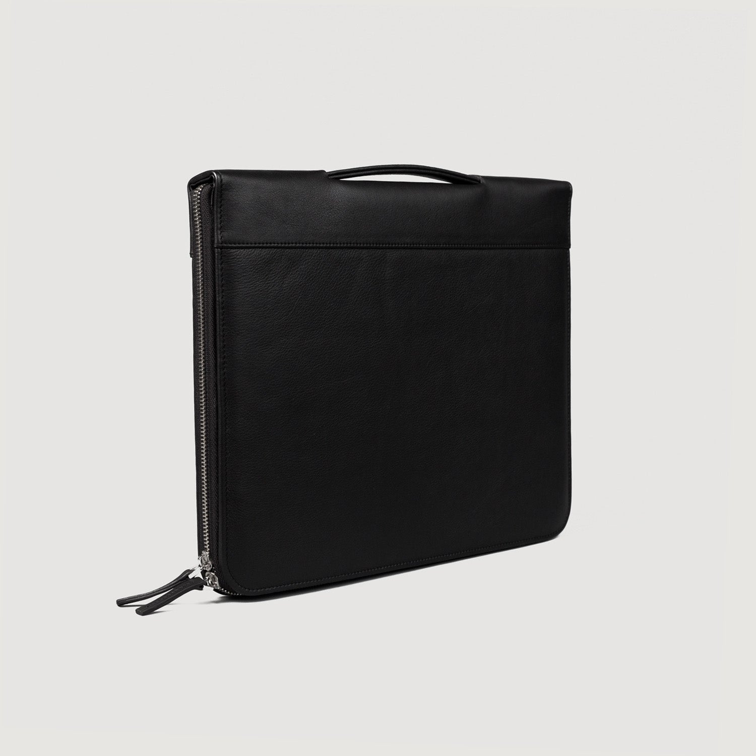 Black Leather Folio Organizer