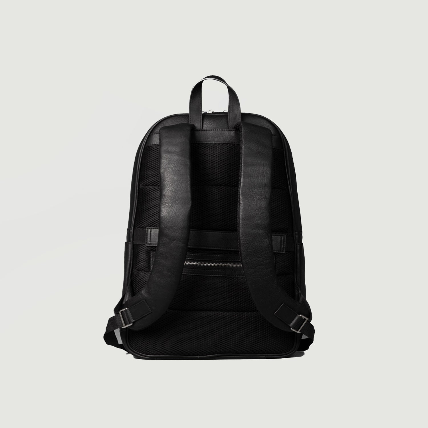 Black Leather Backpack