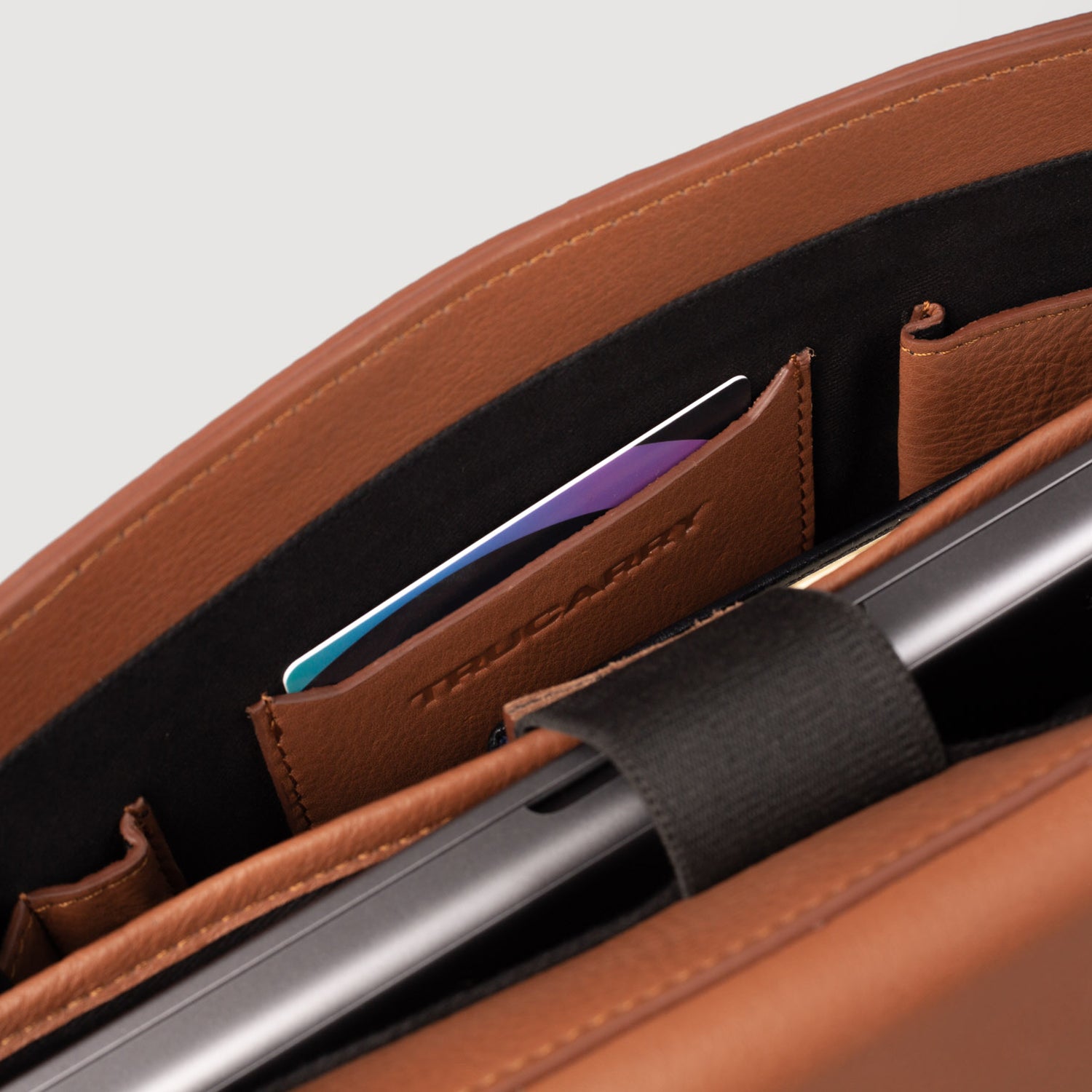 Brown Leather Messenger Bag