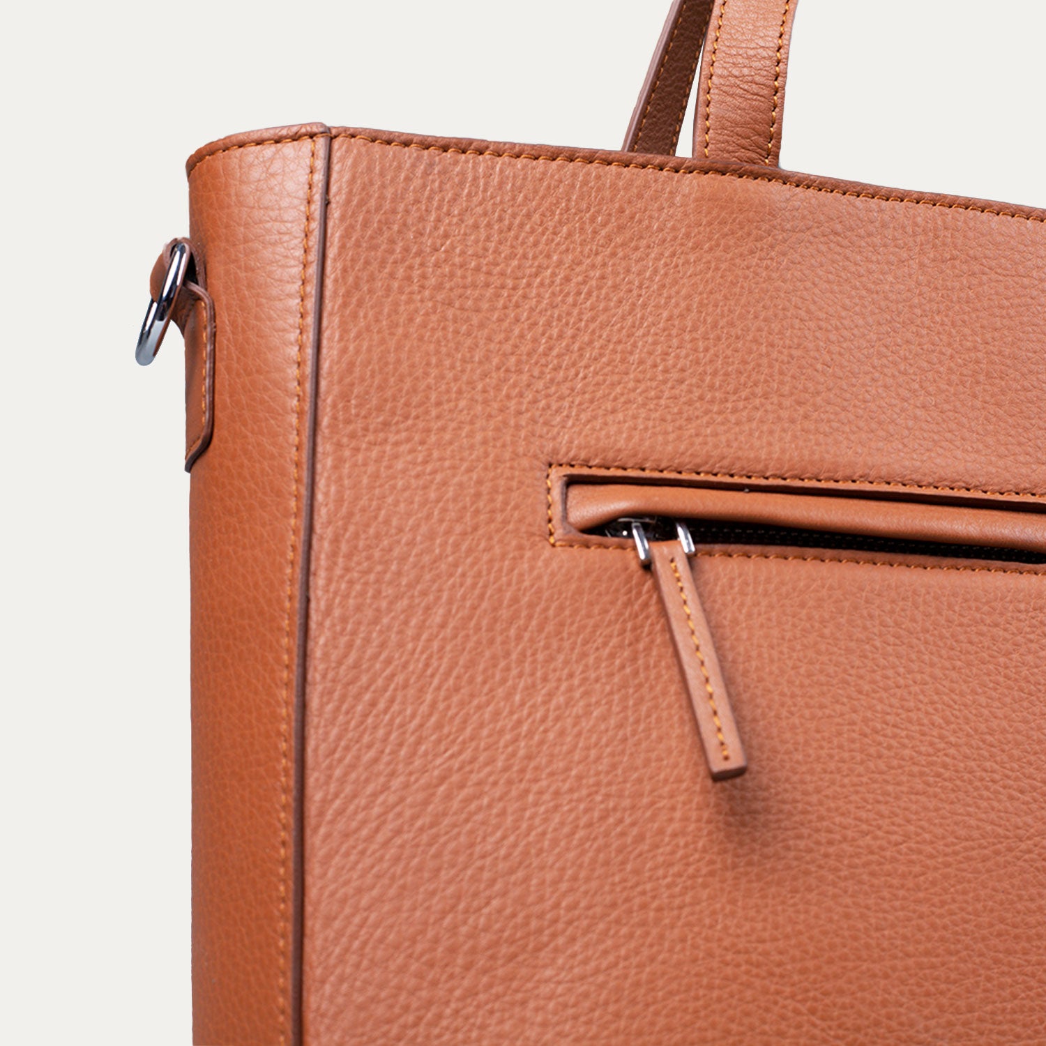 Brown Leather Tote Bag