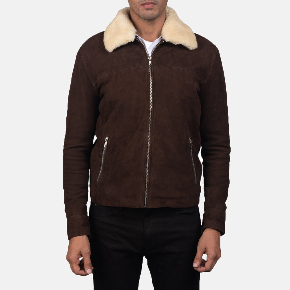 Coffner Shearling Fur Jacket Suede