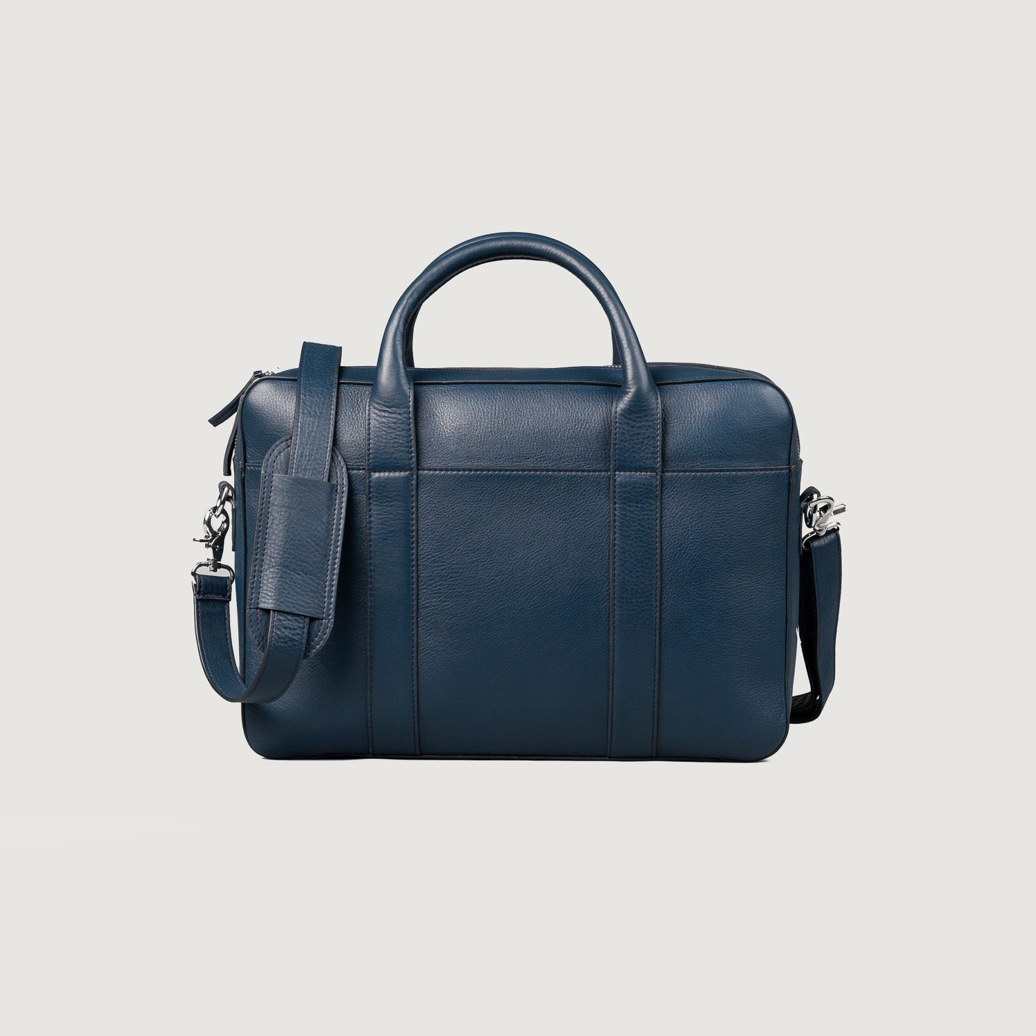 Blue Leather Briefcase Bags