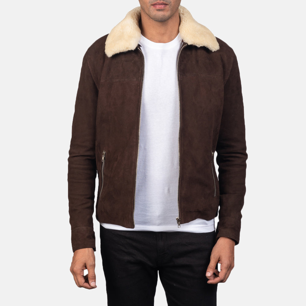 Coffner Shearling Fur Jacket Suede