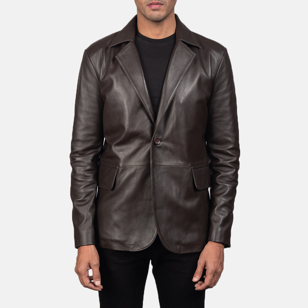 Daron Leather Blazer
