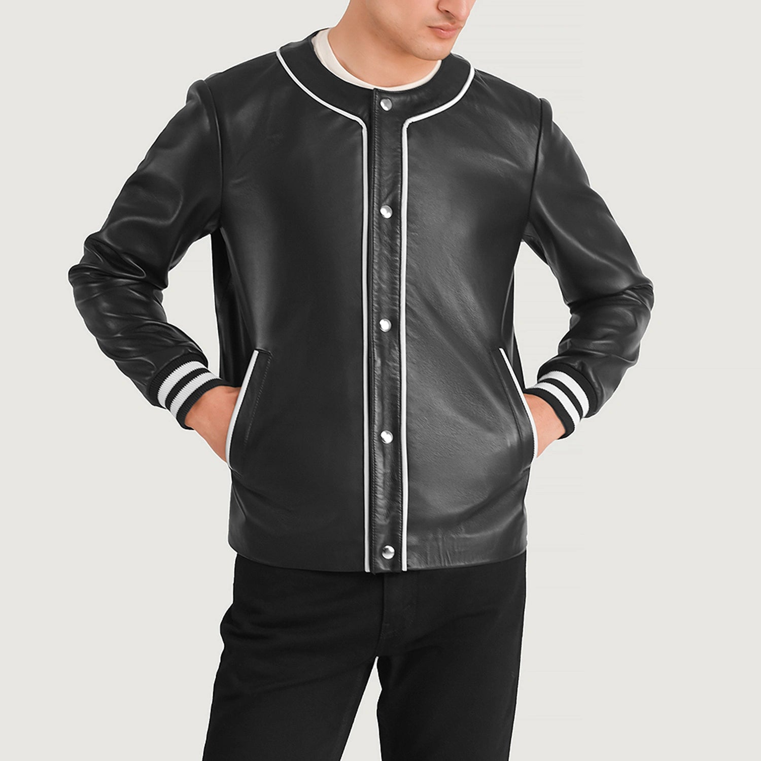 Willis Leather Varsity Jacket