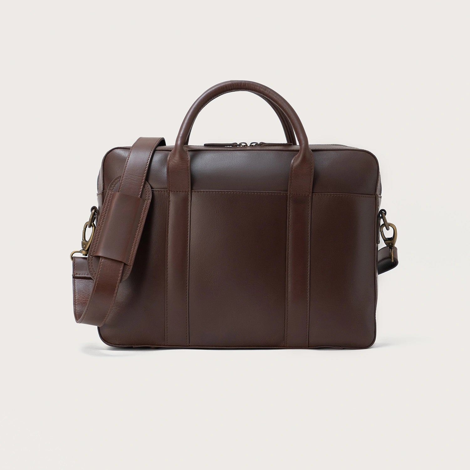 Vintage Brown Leather Briefcase Bags