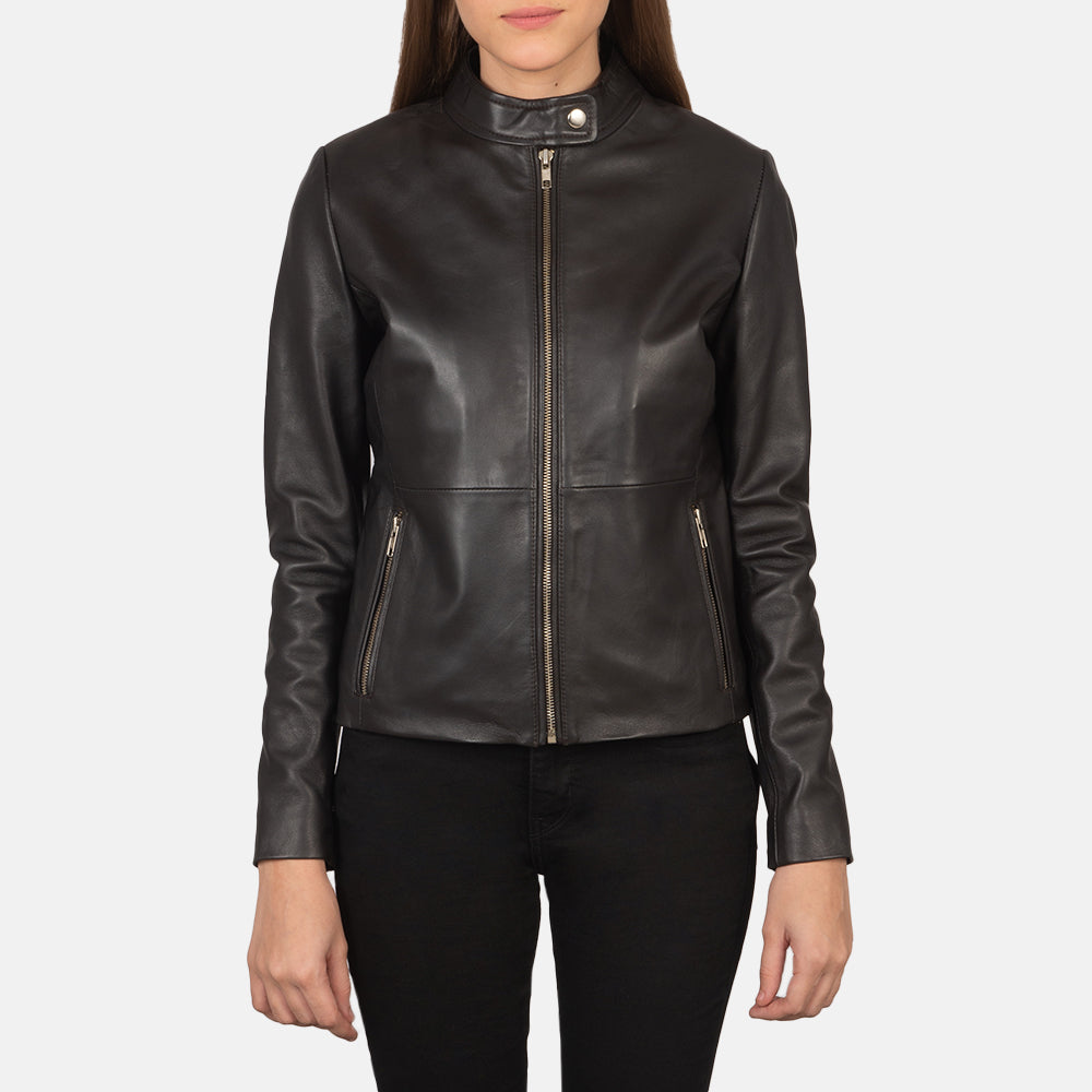 Rave Leather Biker Jacket