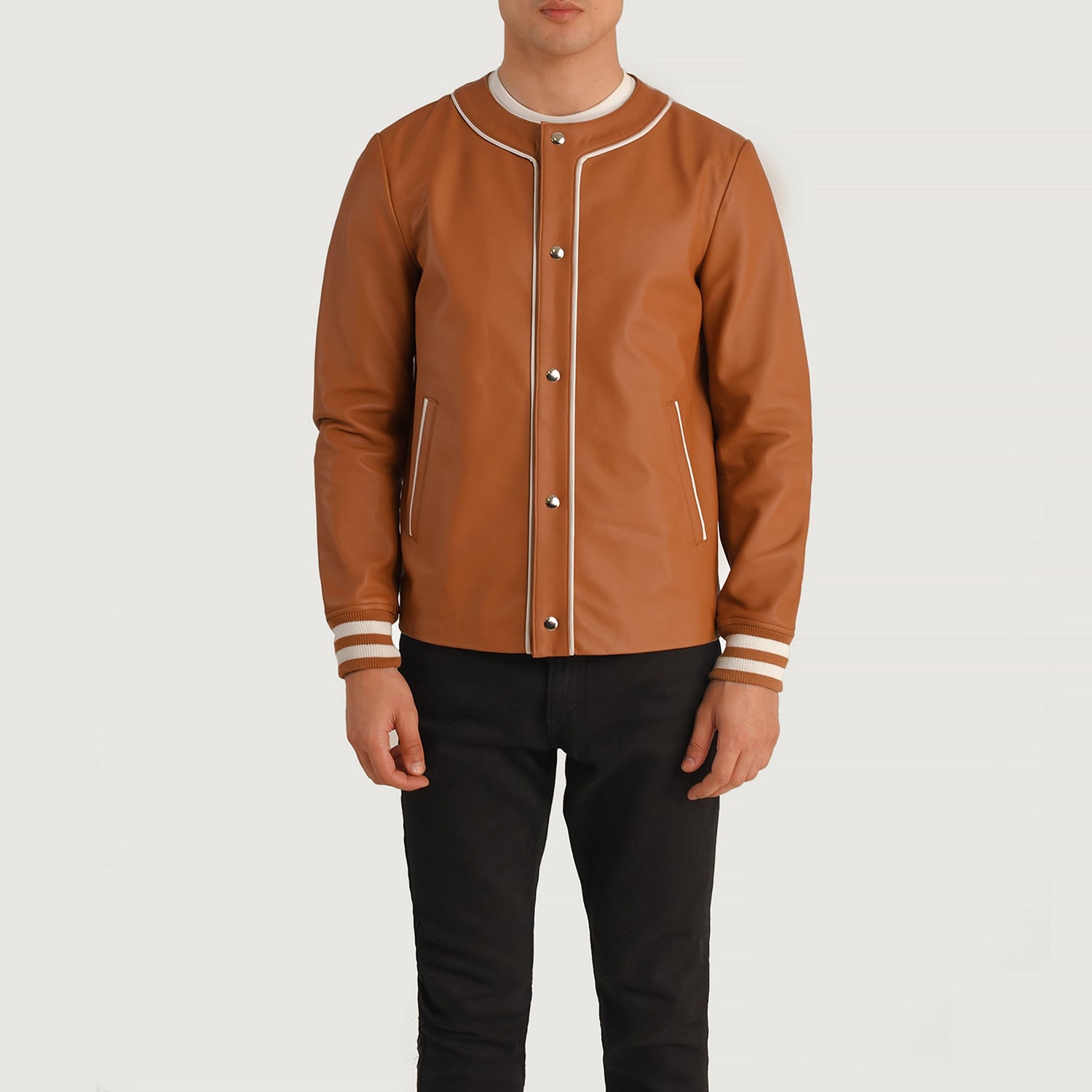 Willis Leather Varsity Jacket