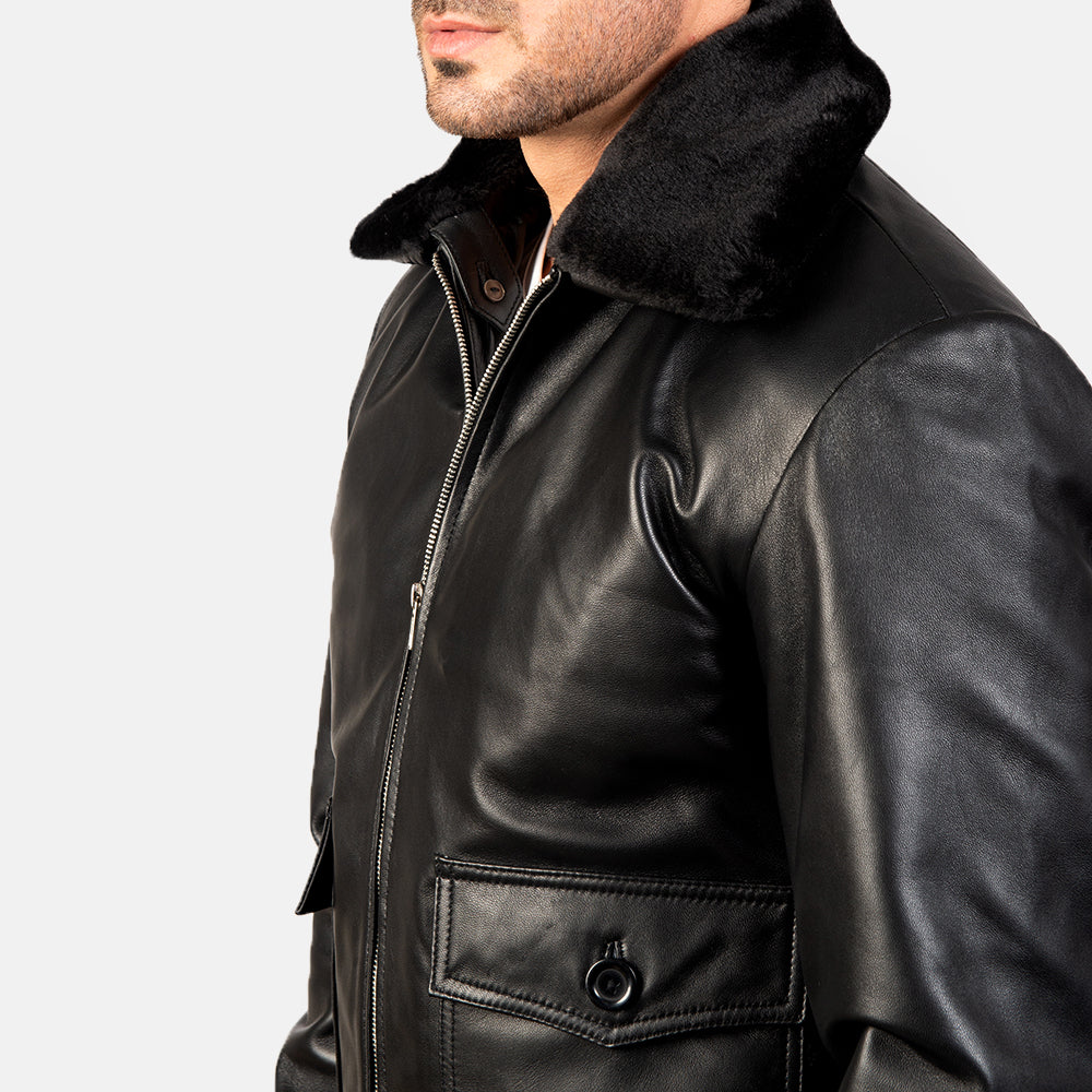 Airin G-1 Leather Bomber Jacket