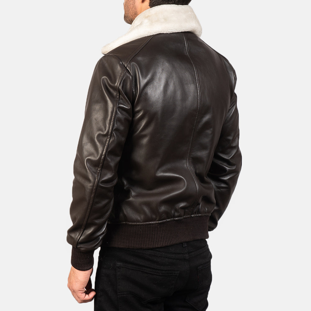 Airin G-1 Leather Bomber Jacket