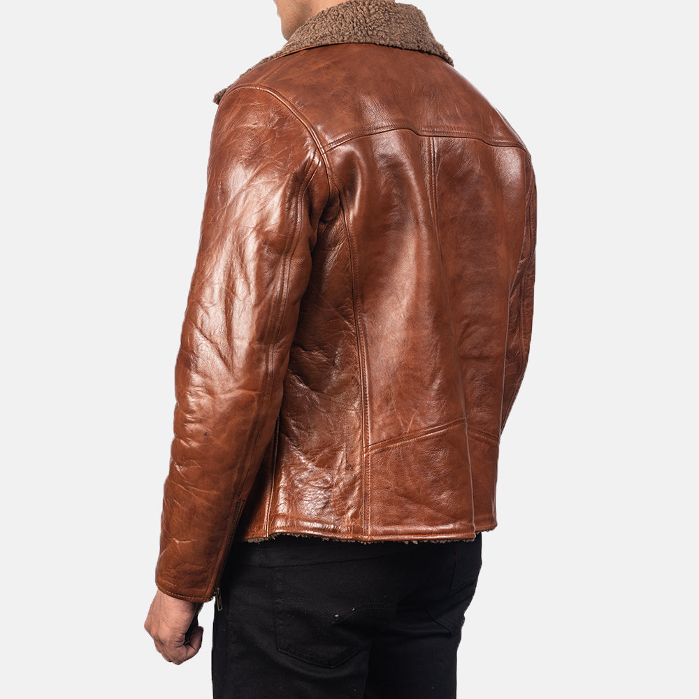 Alberto Shearling Leather Jacket