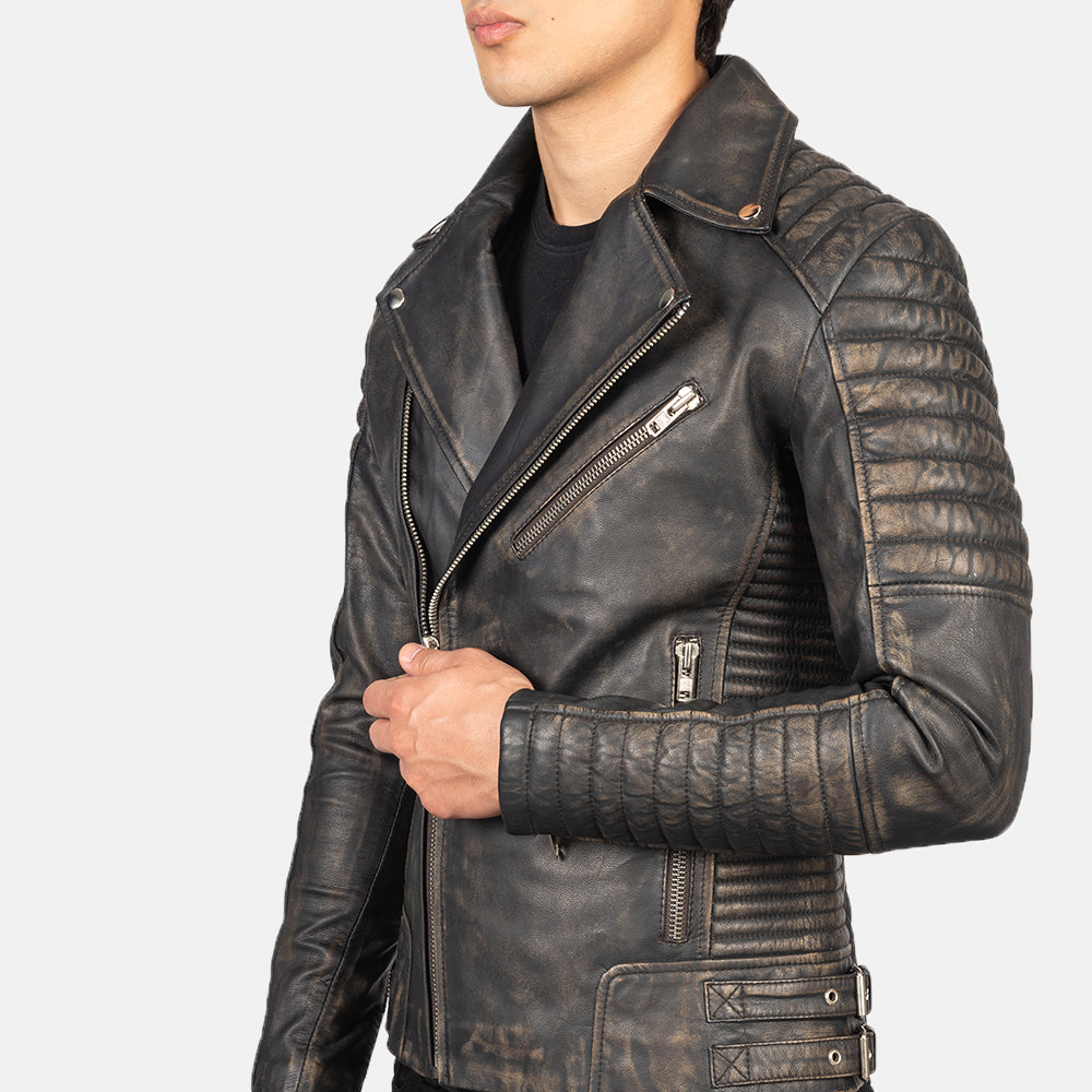 Armand Leather Biker Jacket
