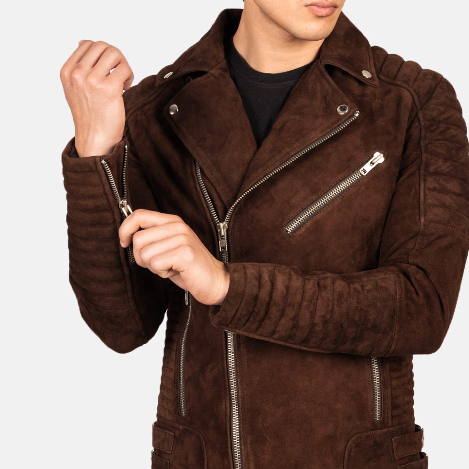 Armand Mocha Suede Jacket