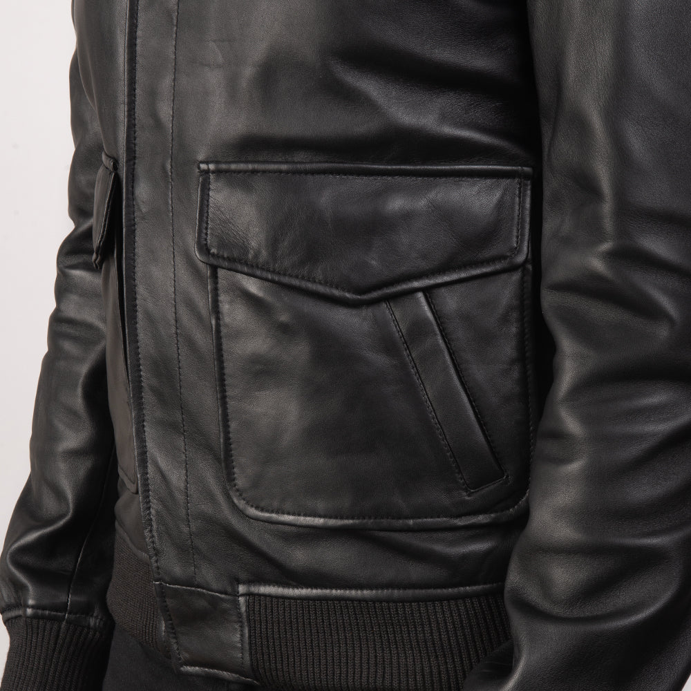 Coffmen A2 Leather Bomber Jacket