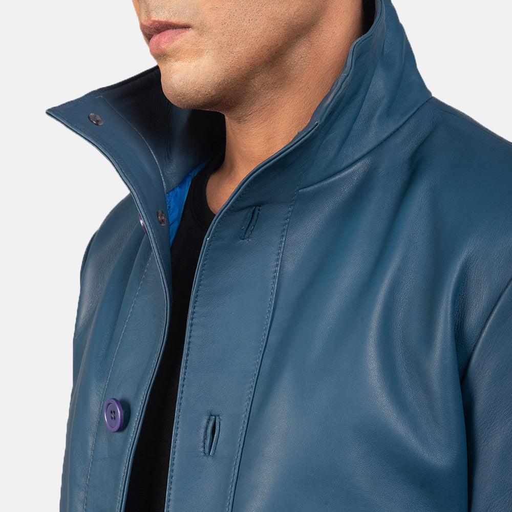 Columbus Leather Bomber Jacket