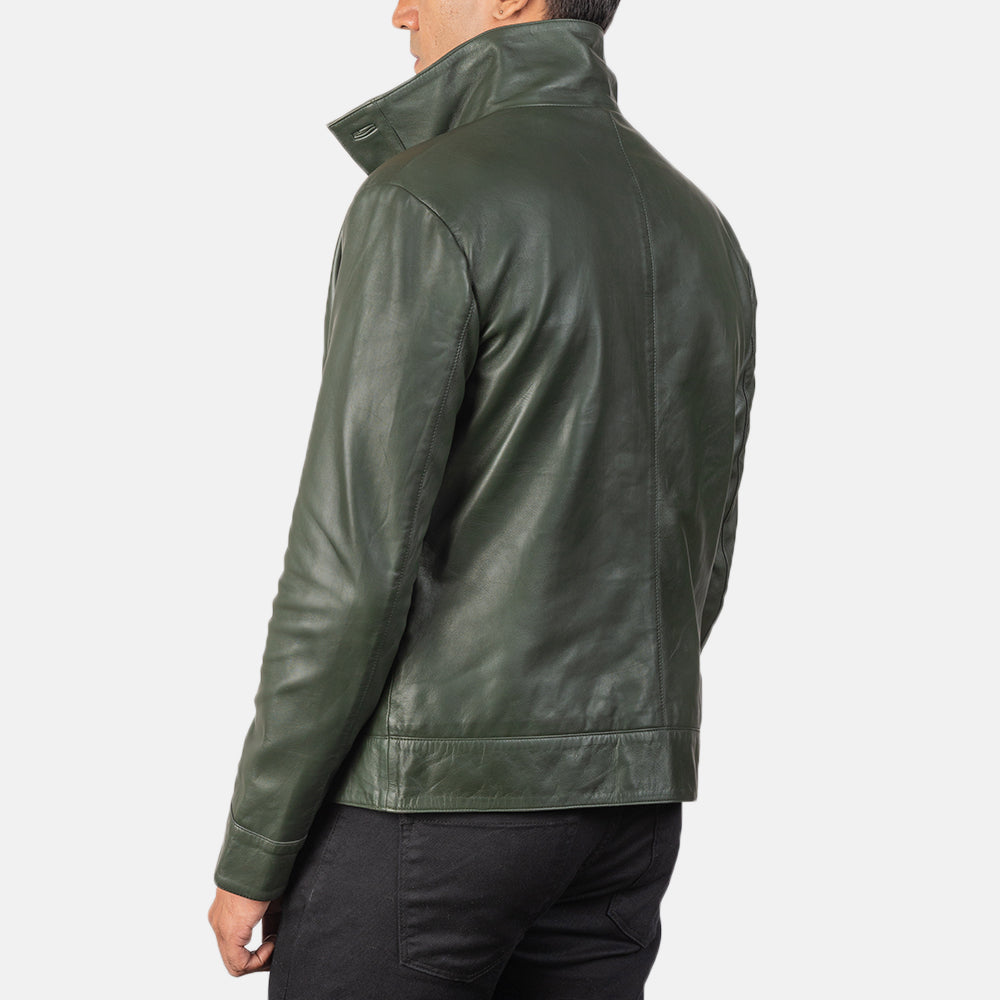 Columbus Leather Bomber Jacket