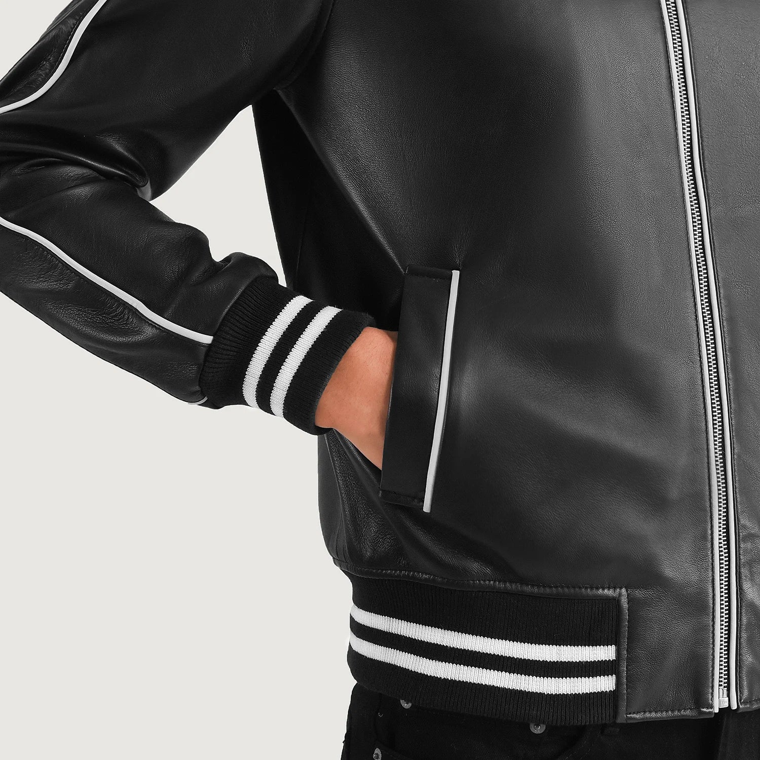 Cooper Leather Varsity Jacket