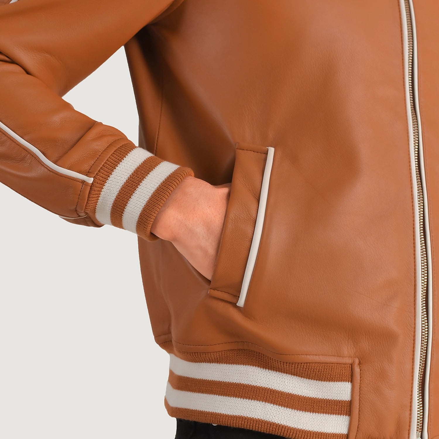 Cooper Leather Varsity Jacket