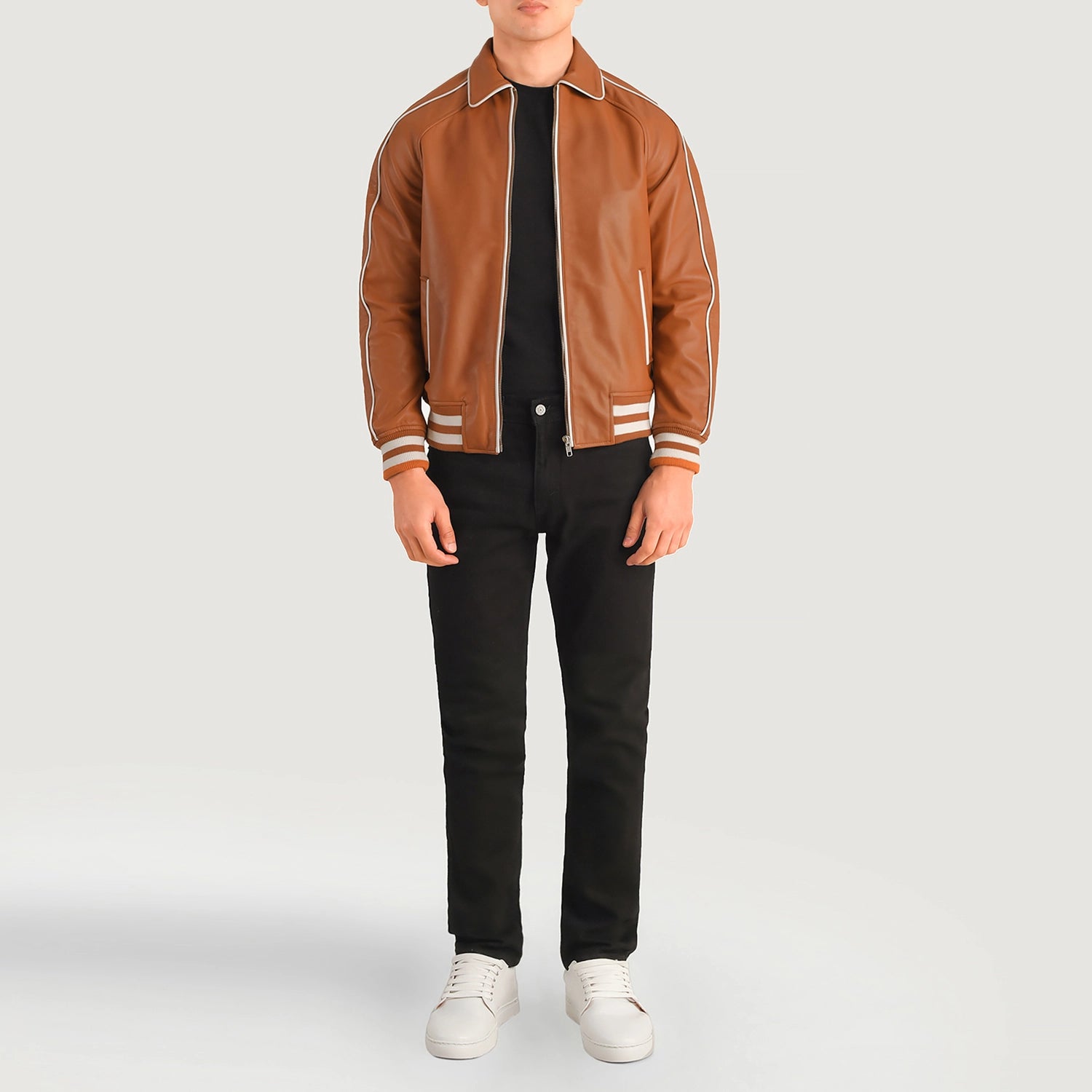 Cooper Leather Varsity Jacket