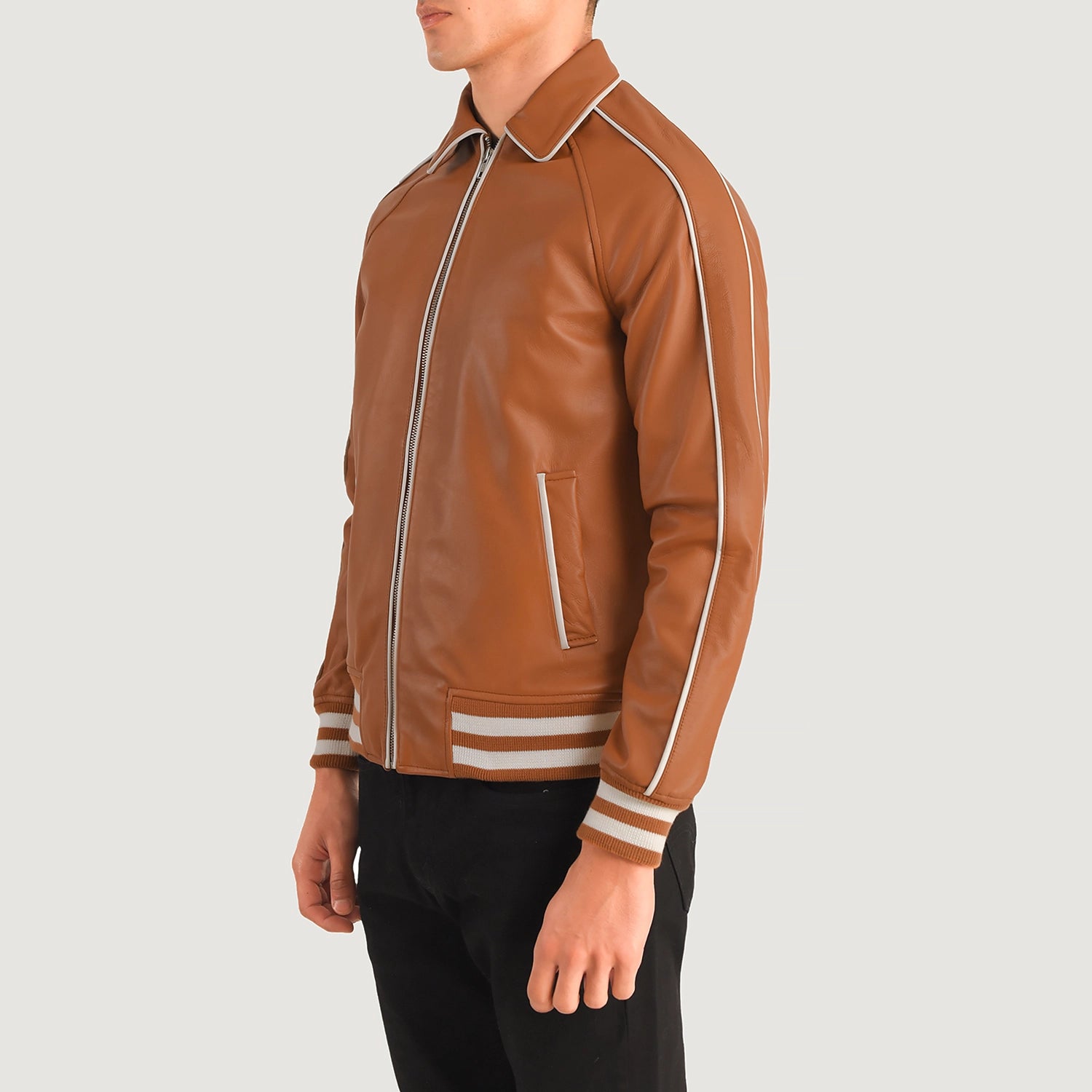 Cooper Leather Varsity Jacket