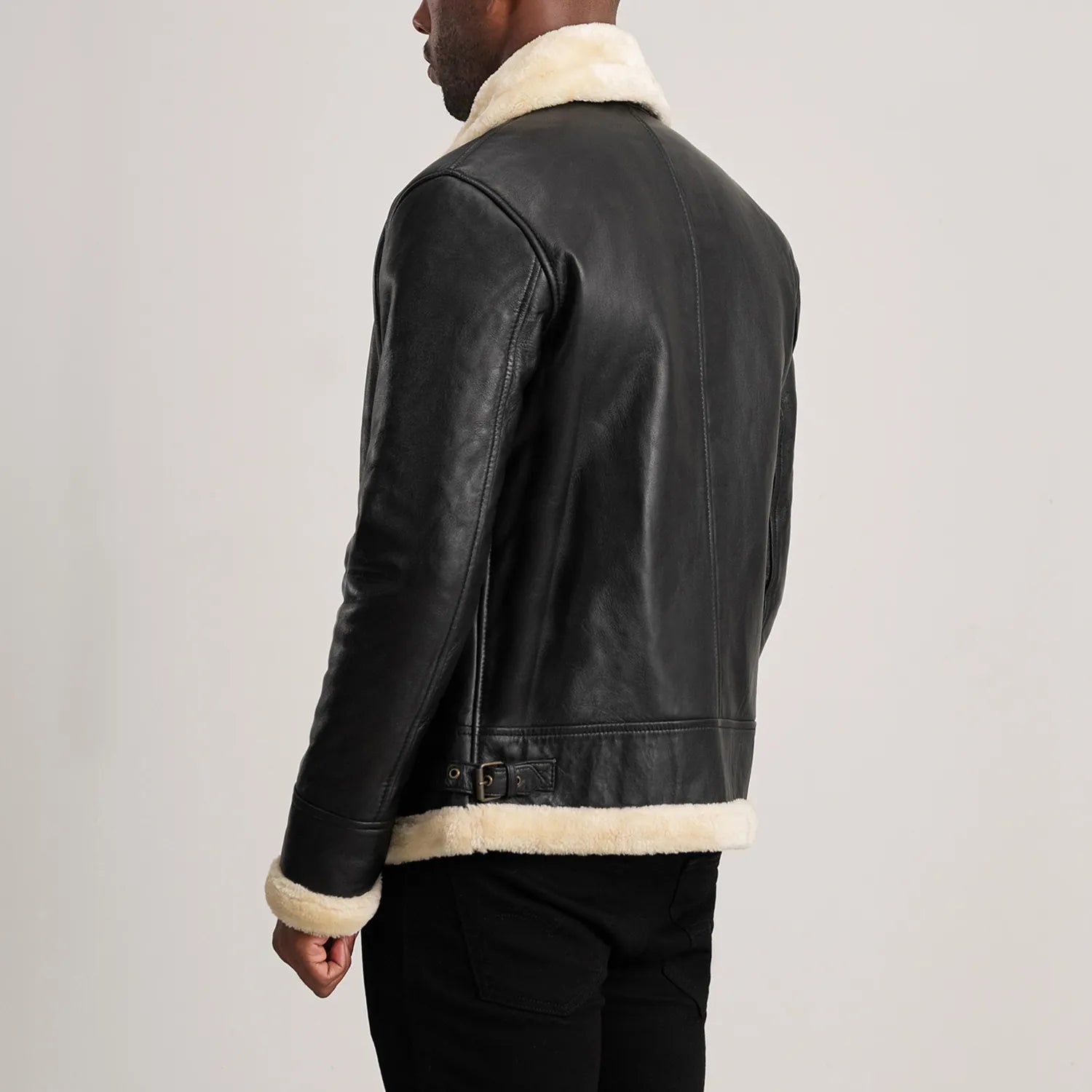 Francis B-3 Leather Bomber Jacket