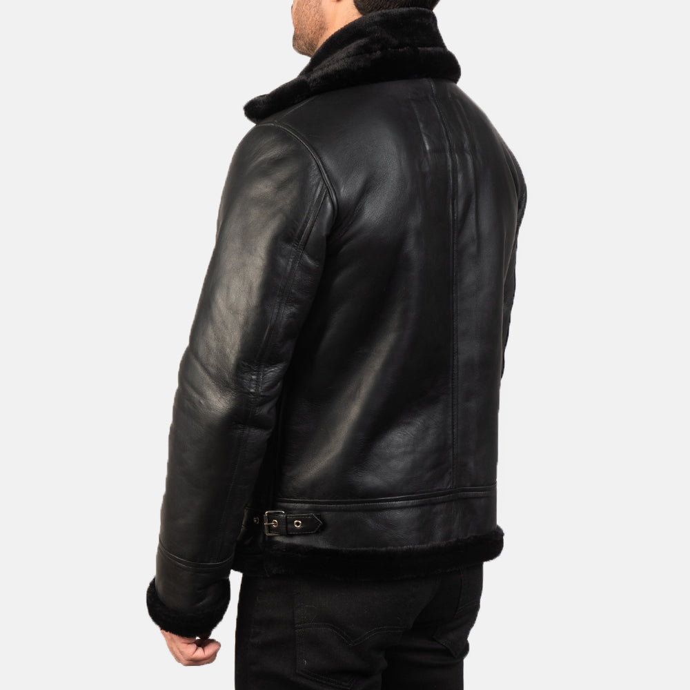 Francis B-3 Leather Bomber Jacket