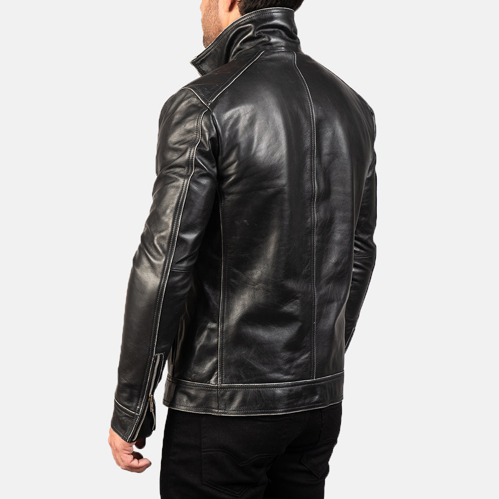 Hudson Leather Biker Jacket