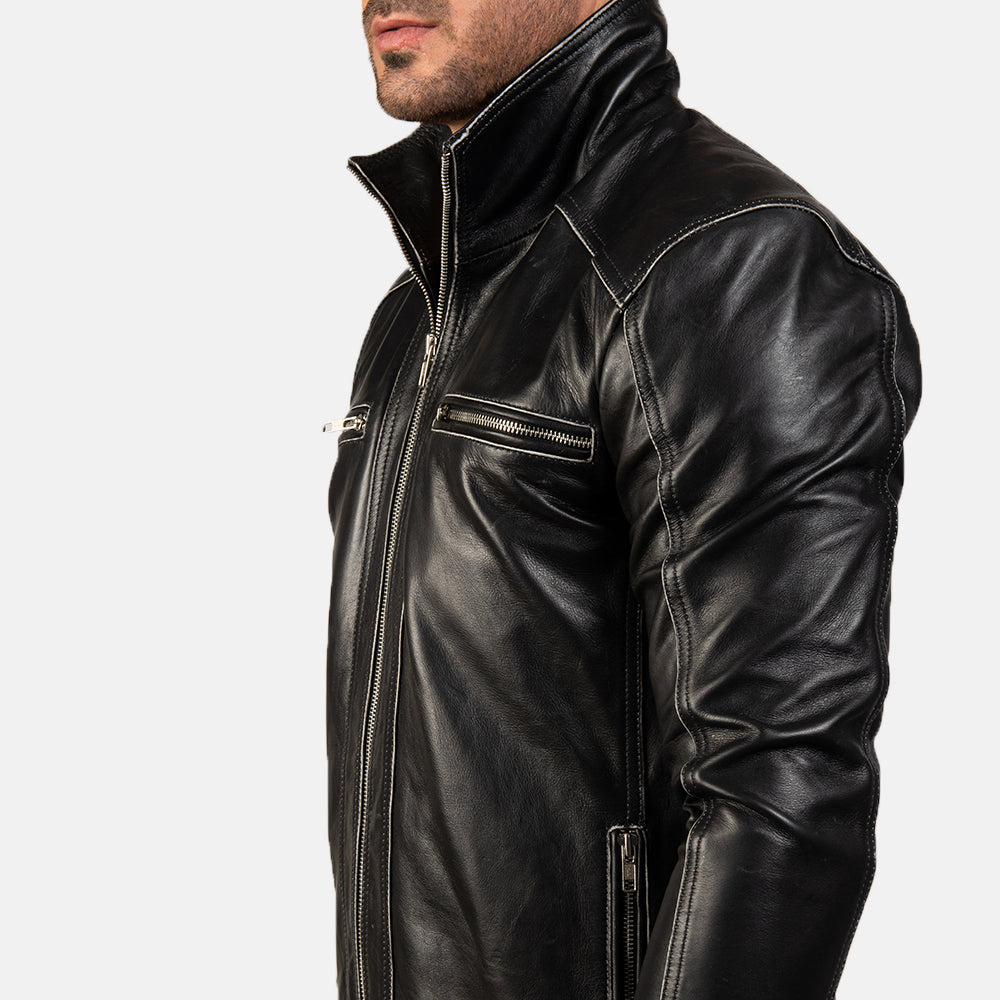Hudson Leather Biker Jacket