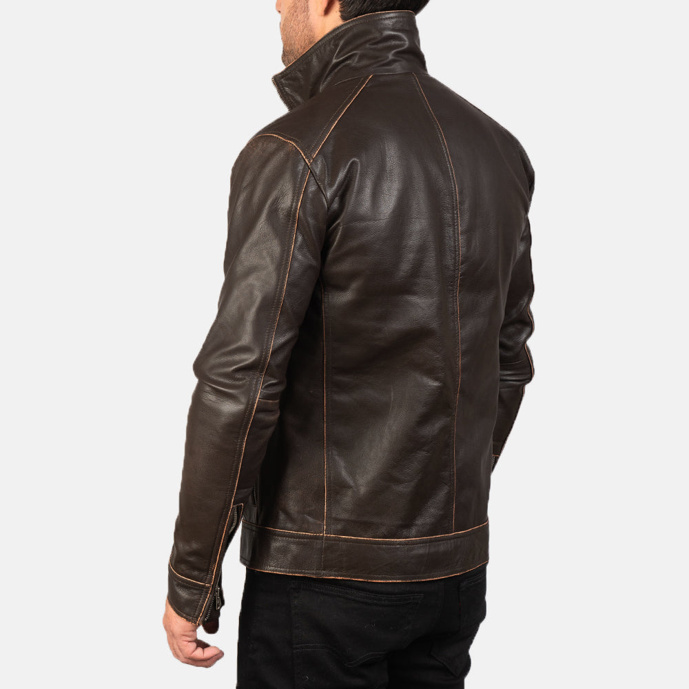 Hudson Leather Biker Jacket