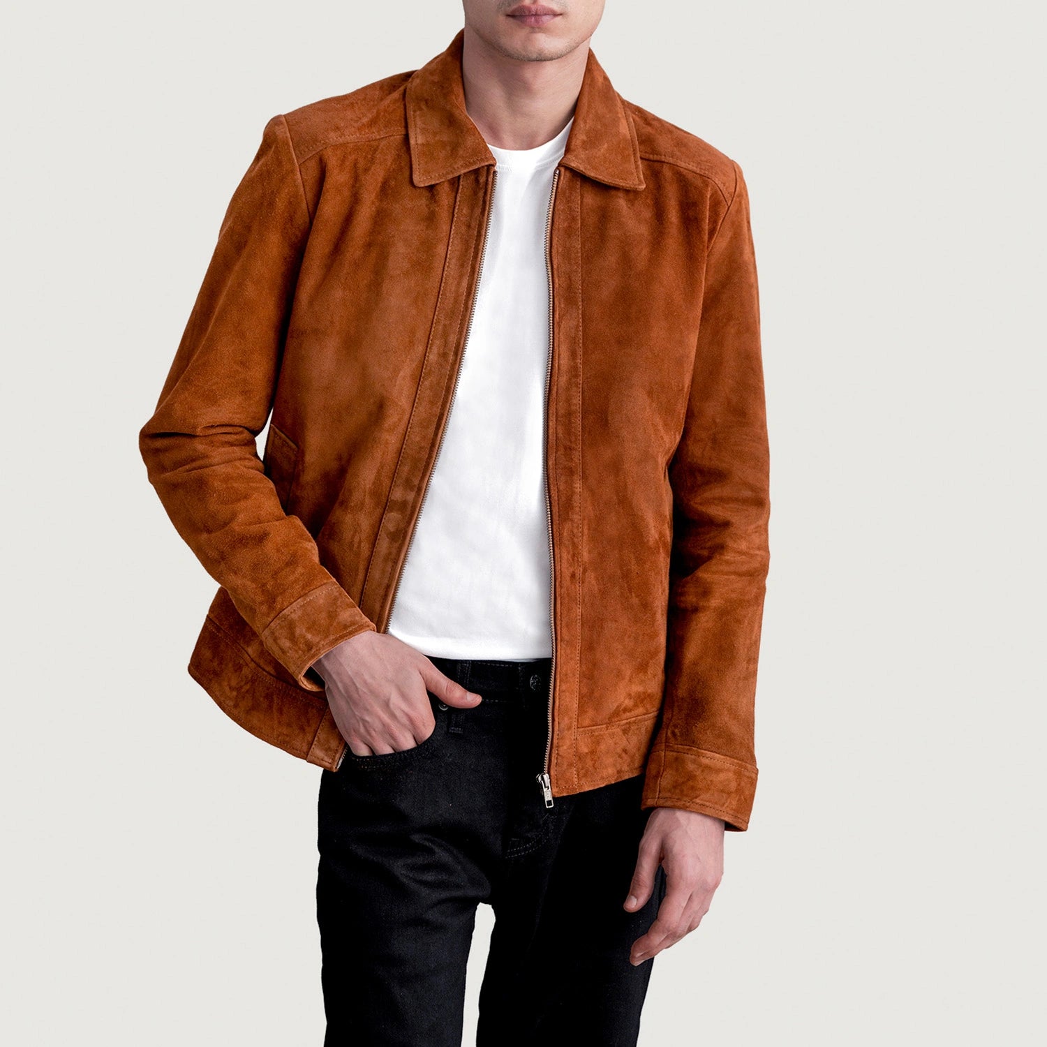 Inferno Suede Leather Jacket