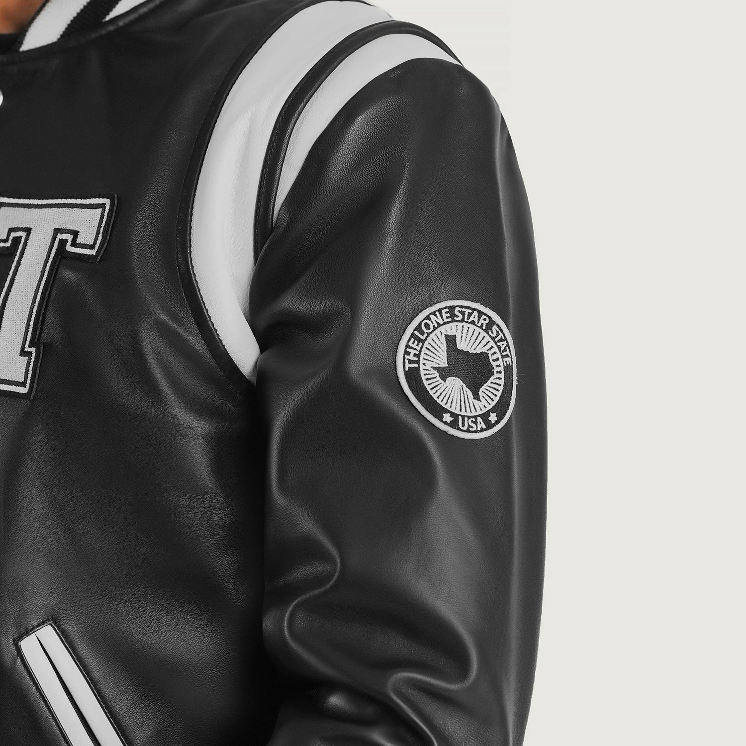 Liberte Leather Varsity Jacket