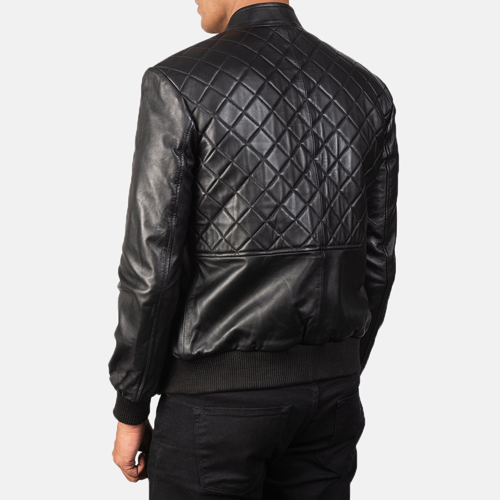 Moda Leather Bomber Jacket