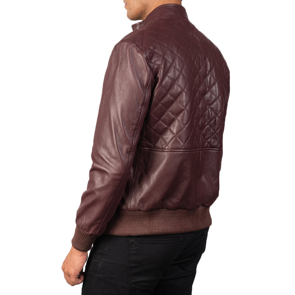 Moda Leather Bomber Jacket