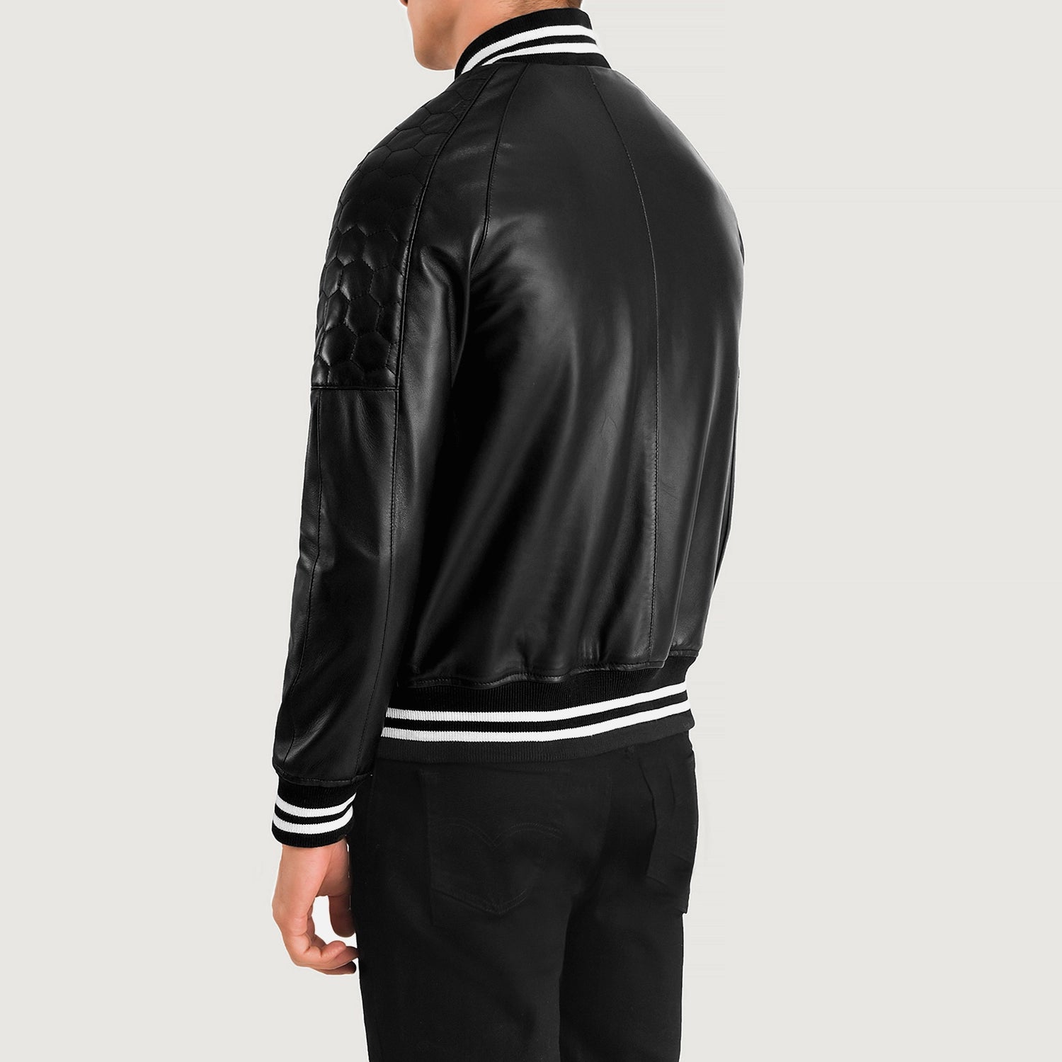 Pascal Leather Varsity Jacket