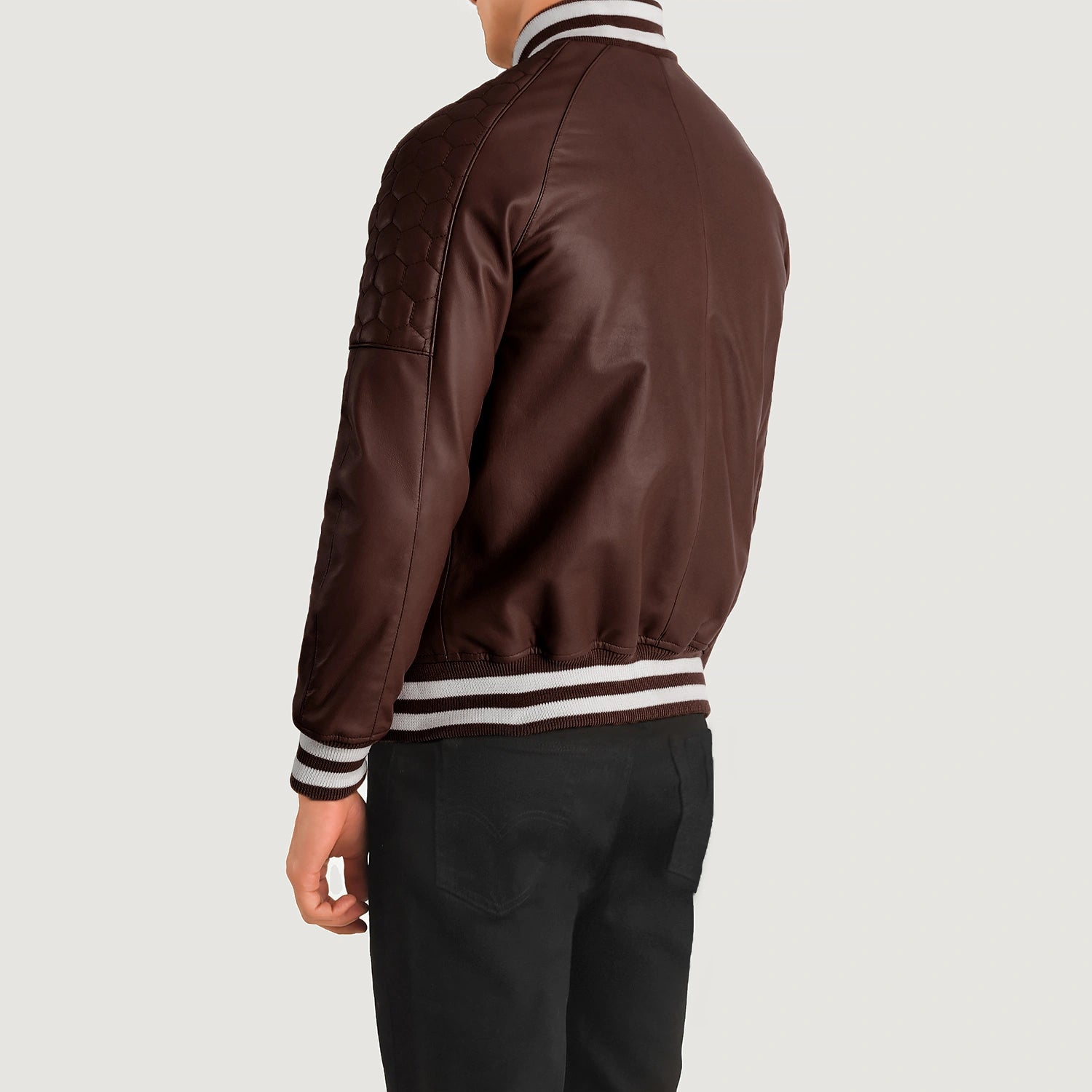 Pascal Leather Varsity Jacket