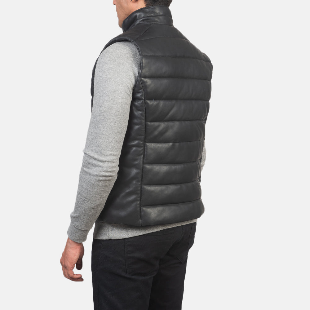 Reeves Leather Puffer Vest