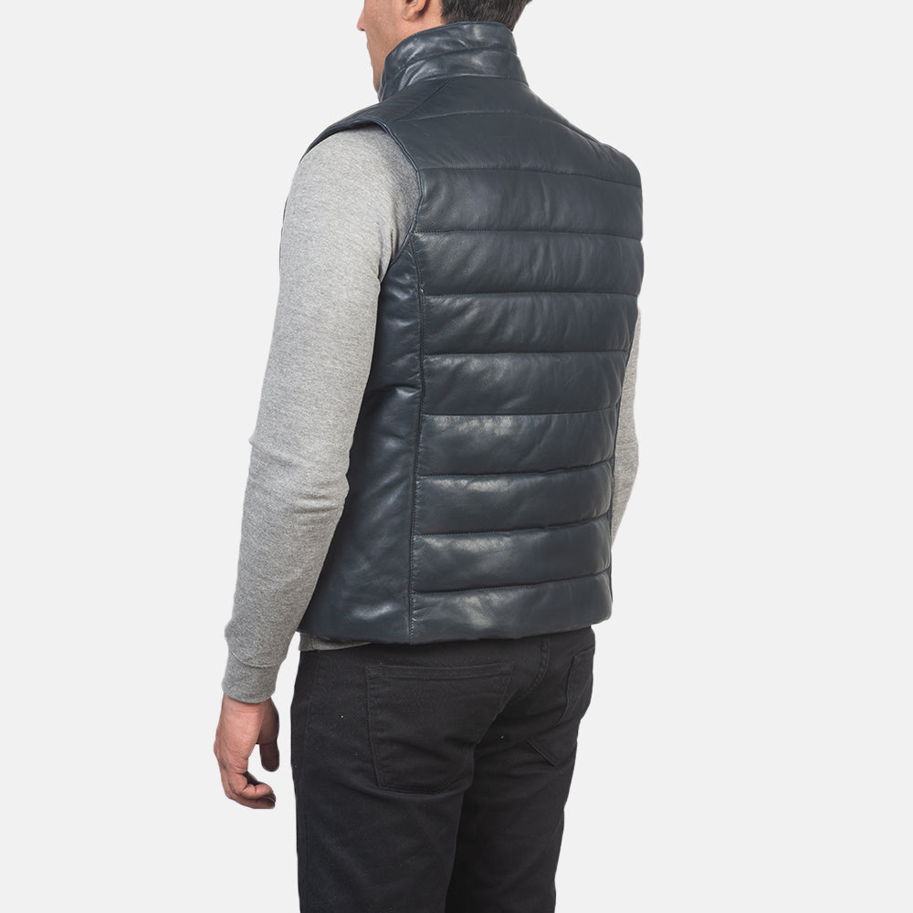 Reeves Leather Puffer Vest