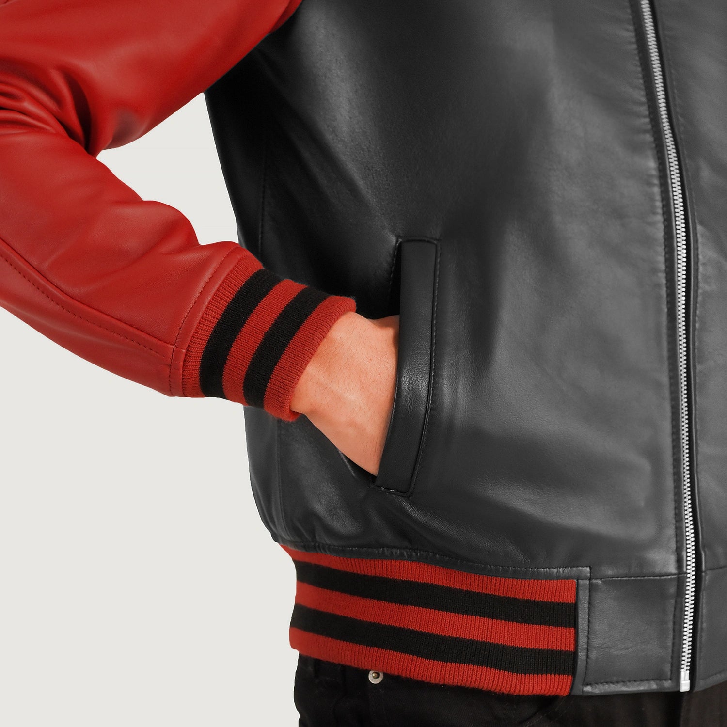 Walton Leather Varsity Jacket