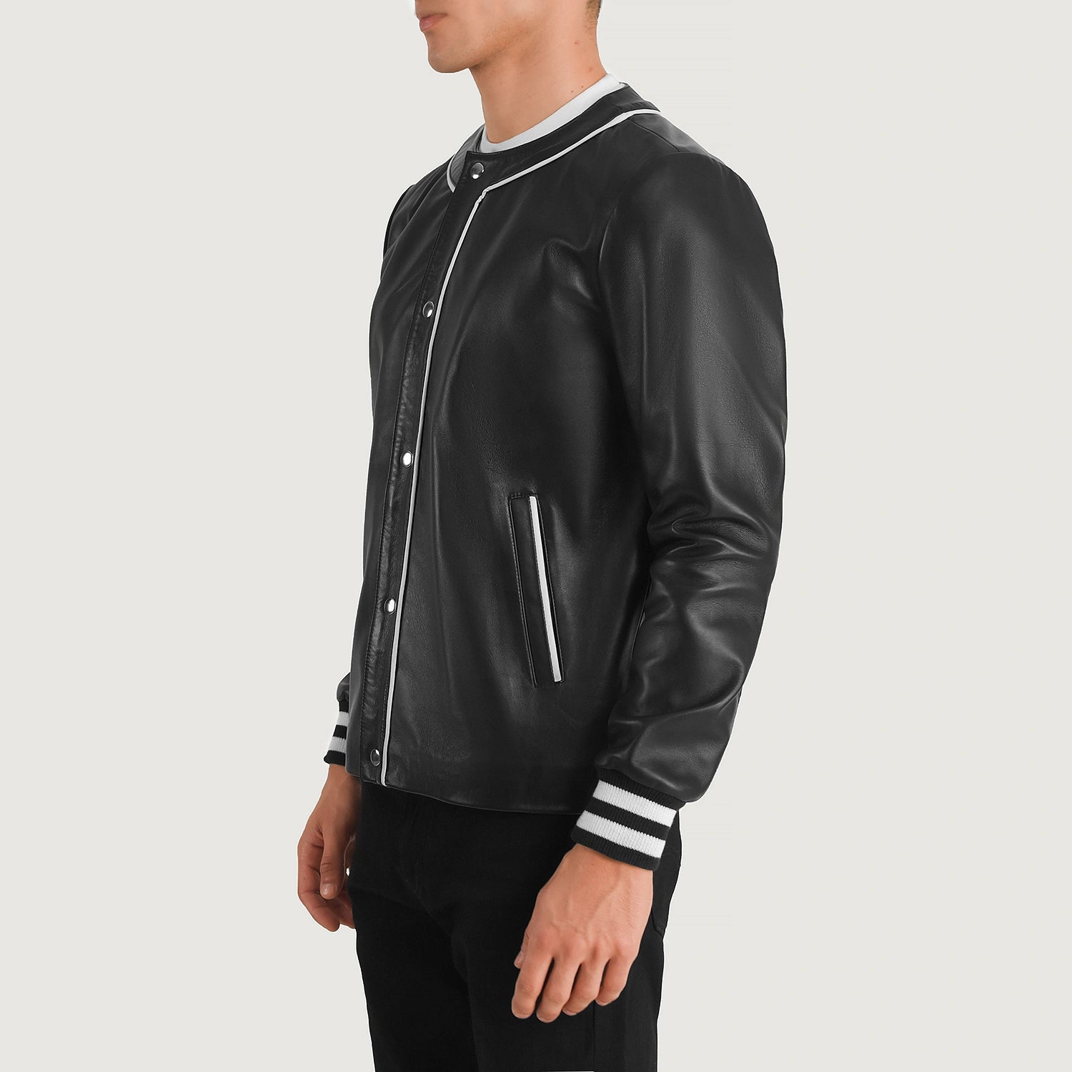 Willis Leather Varsity Jacket