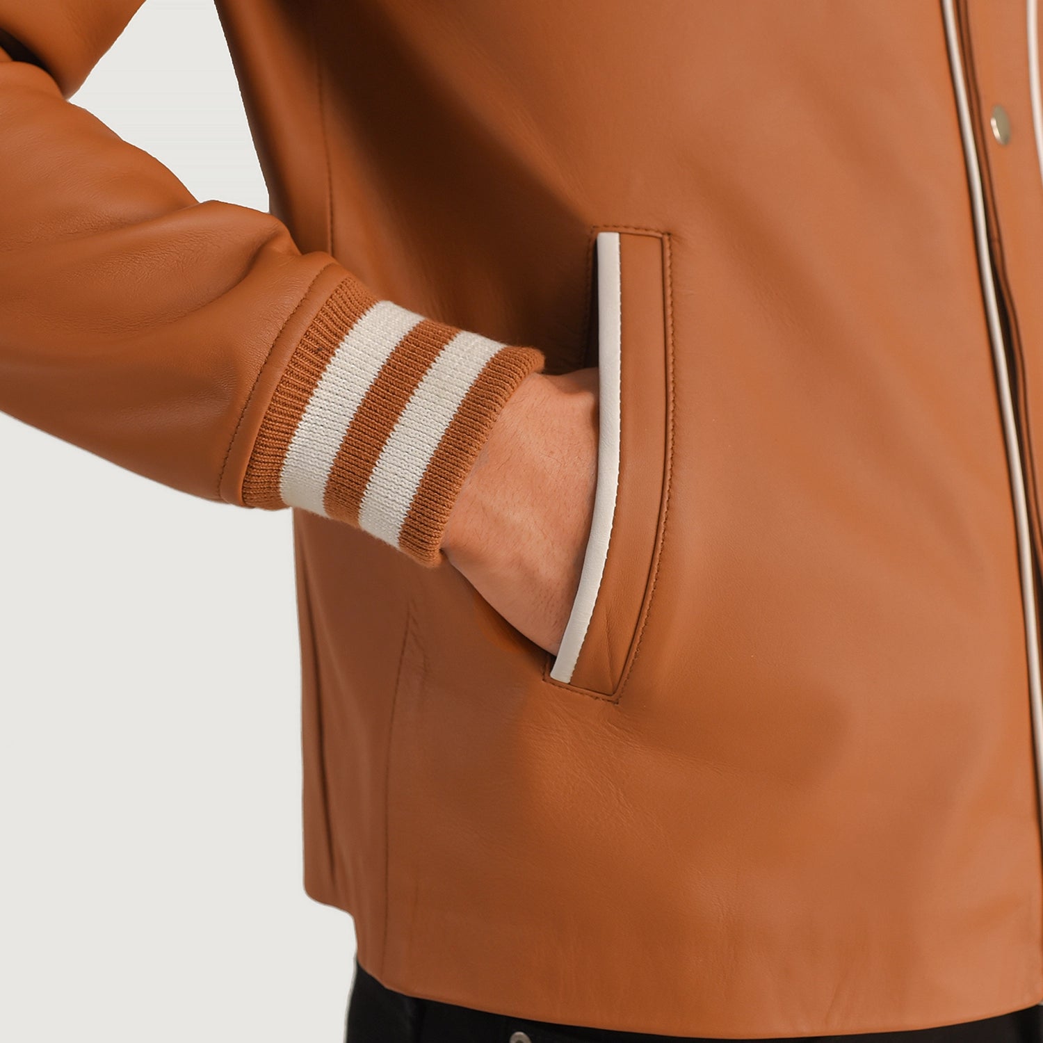 Willis Leather Varsity Jacket