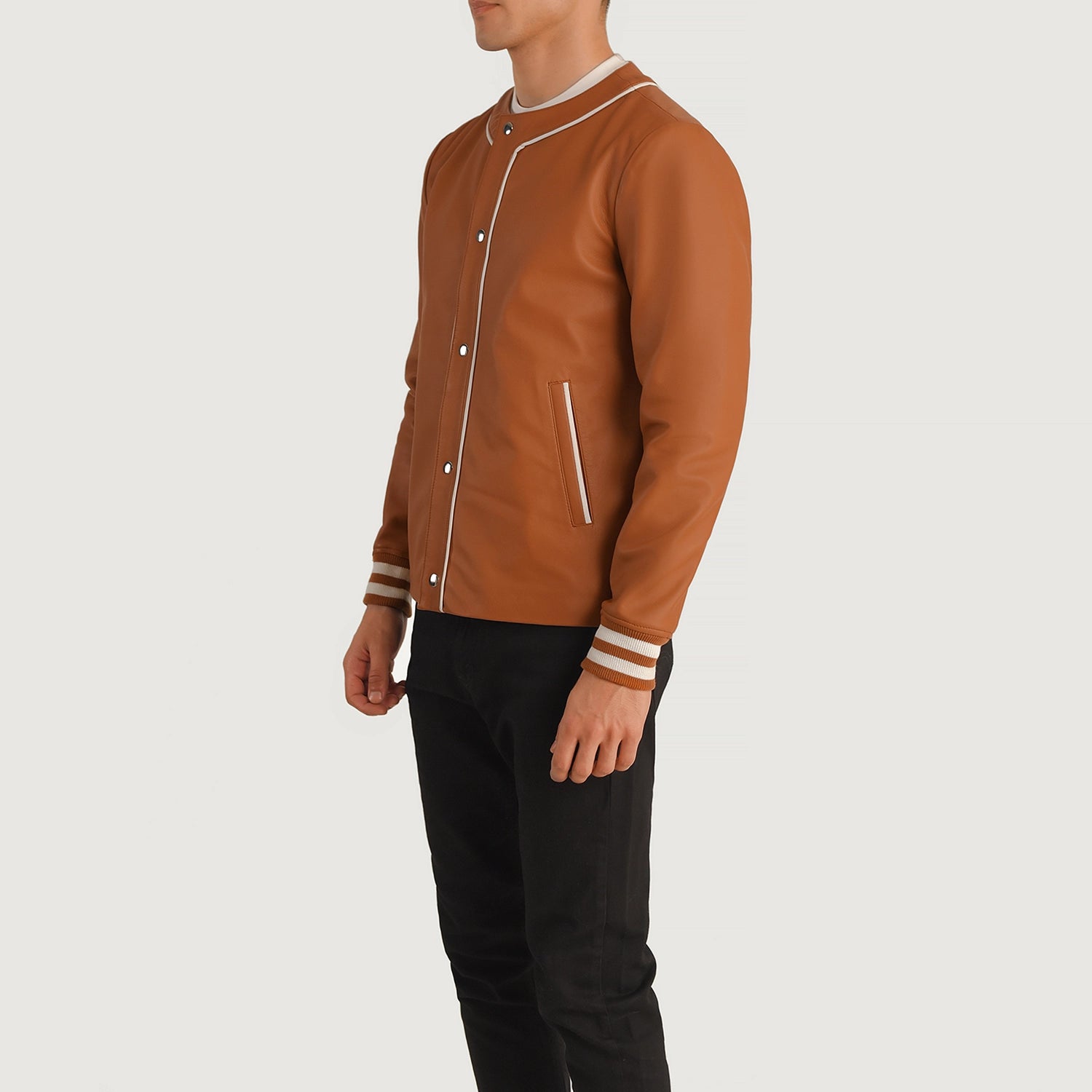 Willis Leather Varsity Jacket