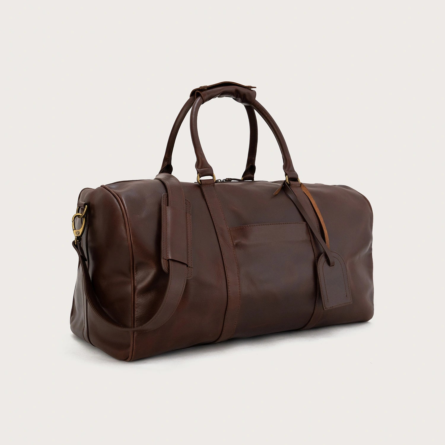 Vintage Brown Leather Travelling Bag