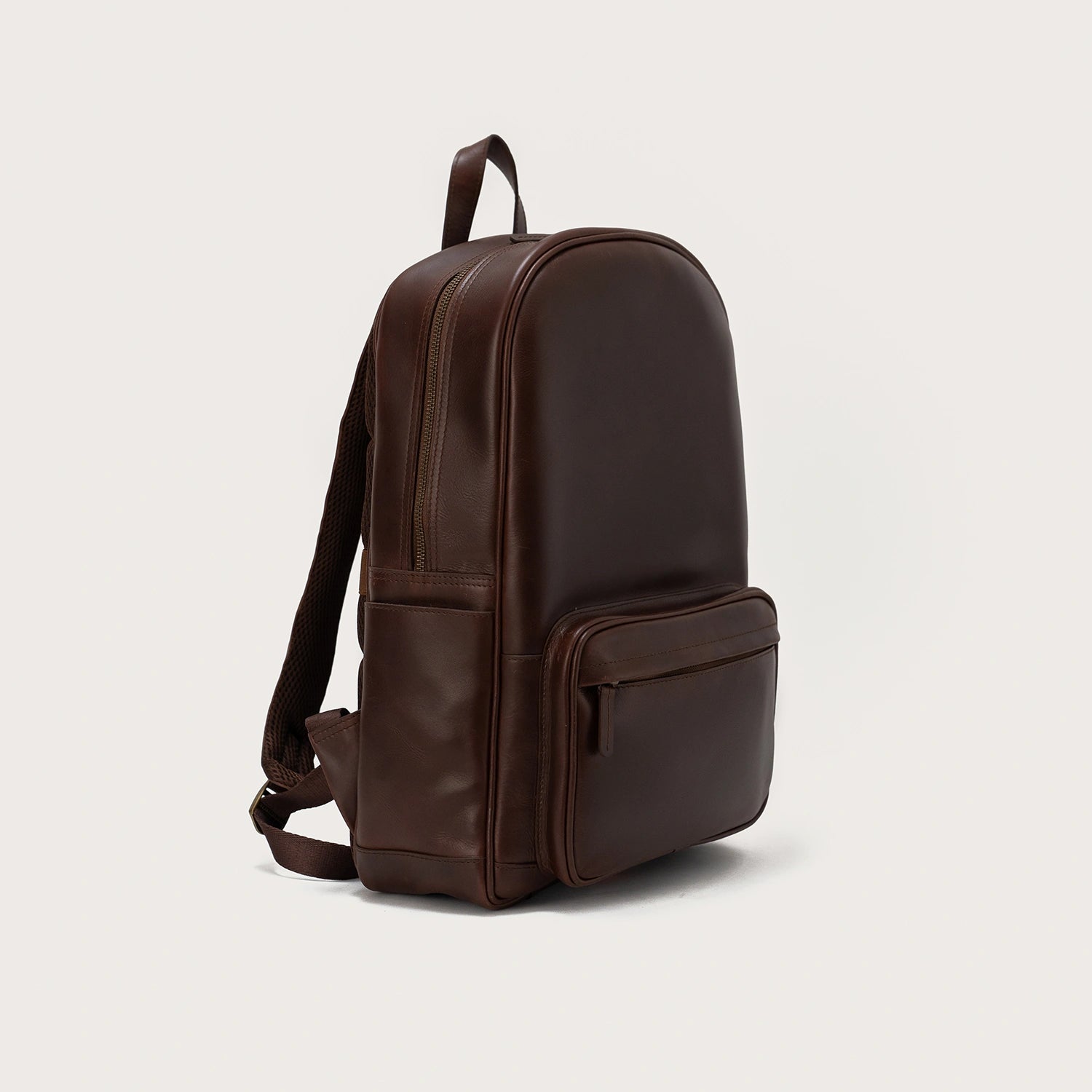Vintage Brown Leather Backpack