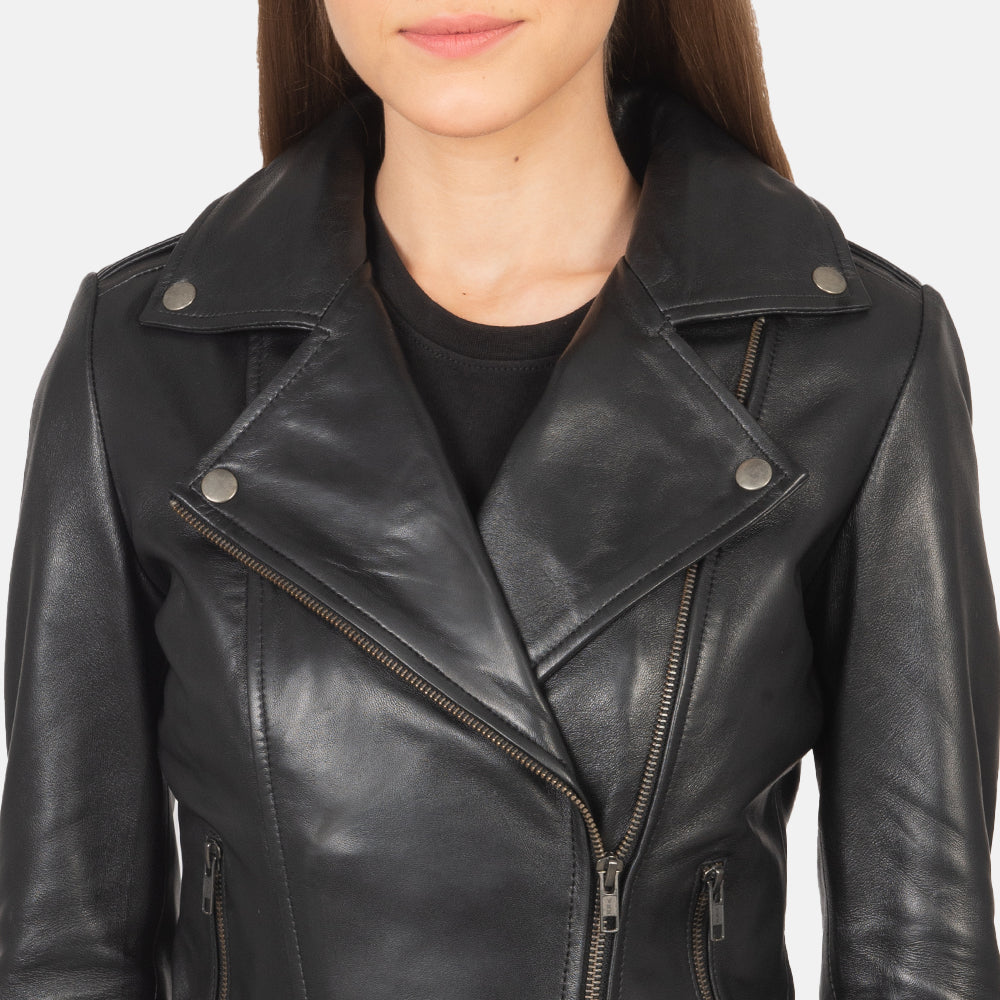 Flashback Leather Biker Jacket