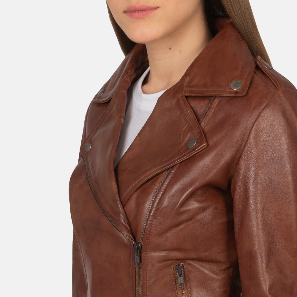 Flashback Leather Biker Jacket
