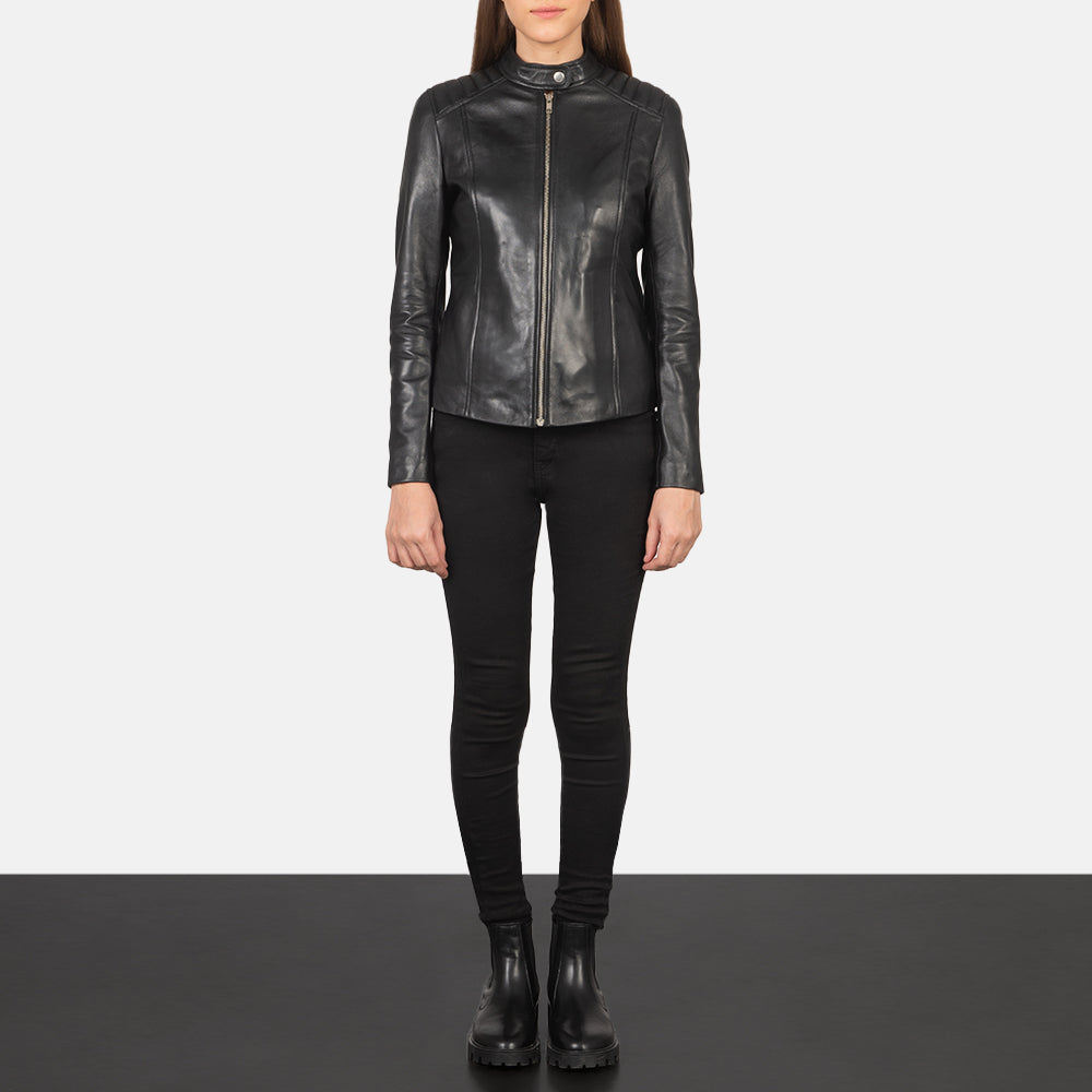 Kelsee Biker Leather Jacket