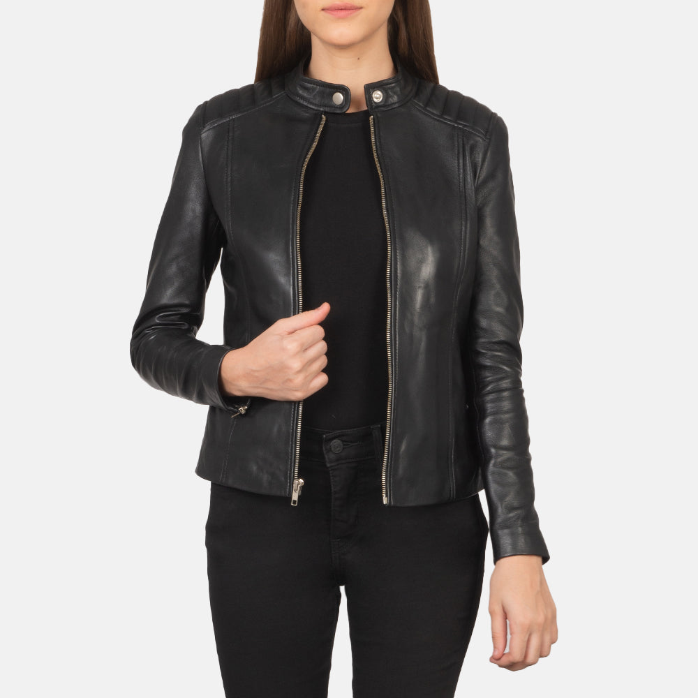 Kelsee Biker Leather Jacket