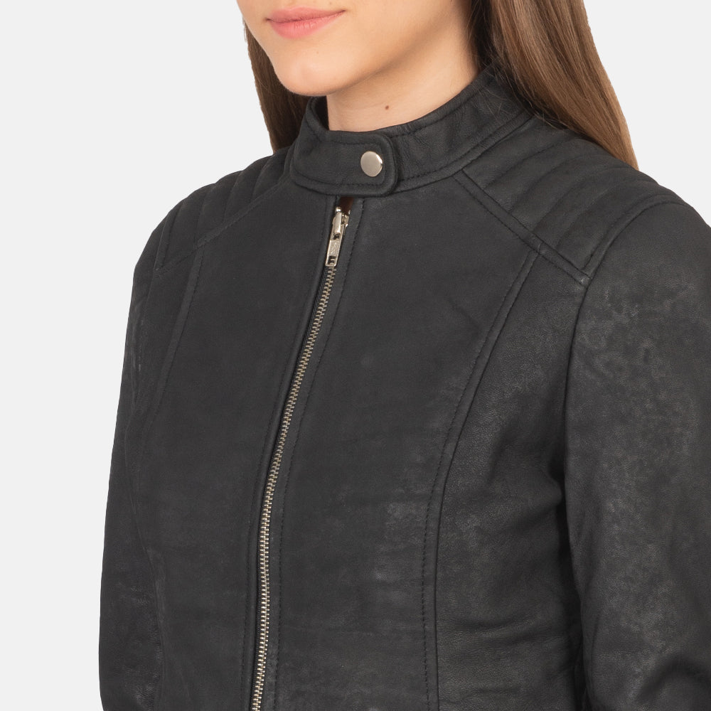 Kelsee Biker Leather Jacket