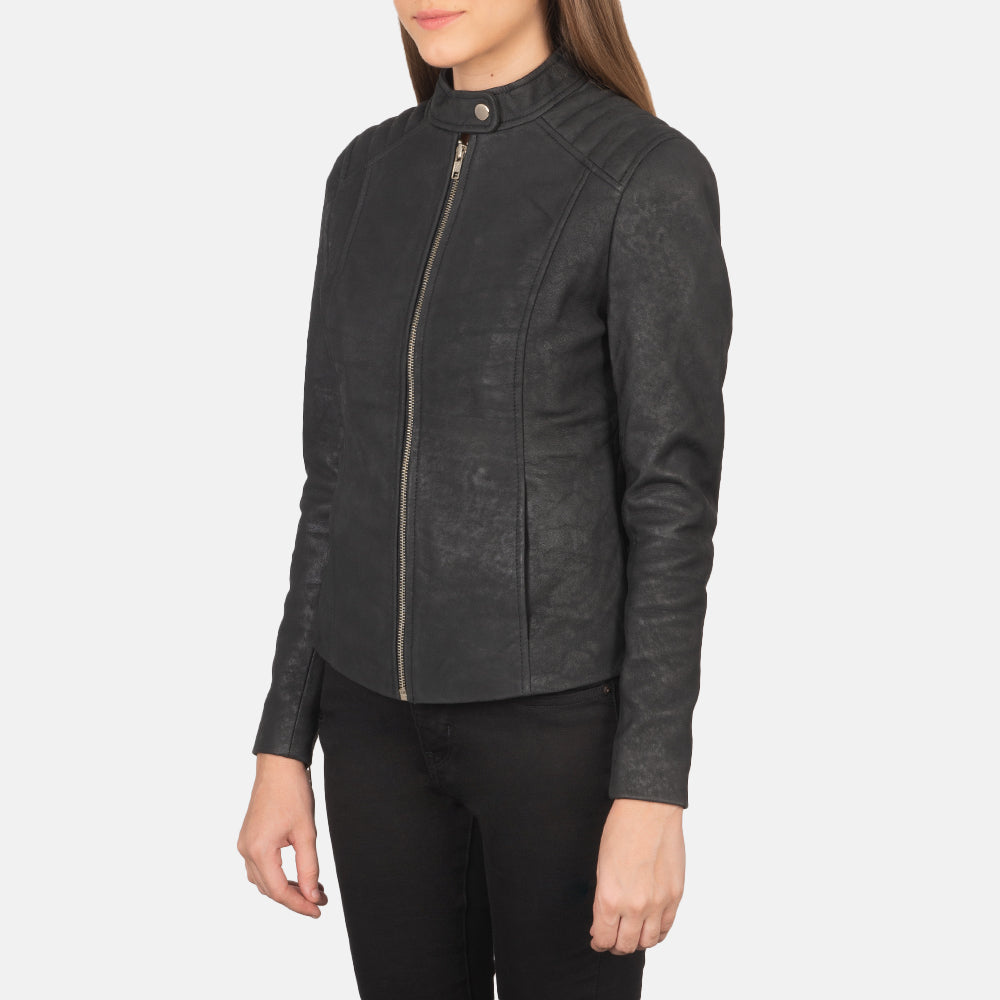 Kelsee Biker Leather Jacket